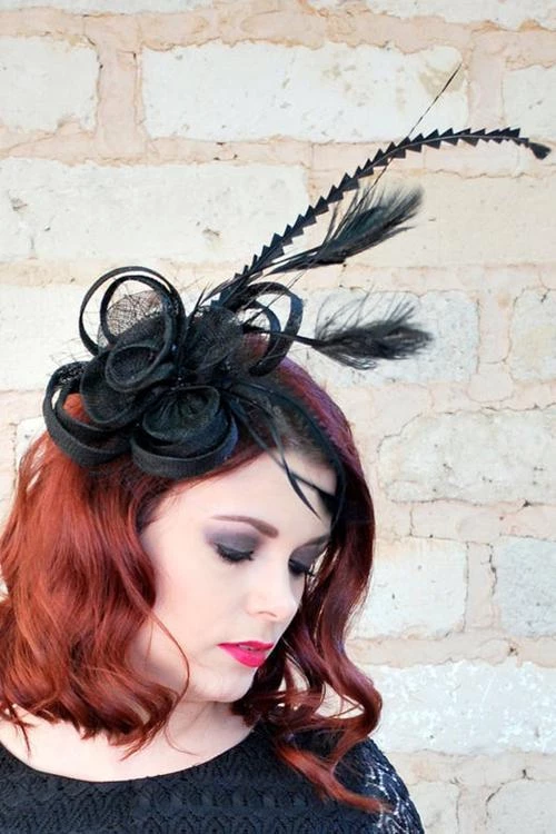 Levency Feather Mesh Fascinator New In 5 Levency Feather Mesh Fascinator New In