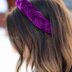 Levency Velvet Braid Headband New In