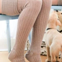 Levency New In Cotton Over Knee Socks