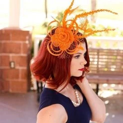 Levency Feather Mesh Fascinator New In 21 Levency Feather Mesh Fascinator New In