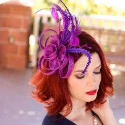Levency Feather Mesh Fascinator New In 18 Levency Feather Mesh Fascinator New In