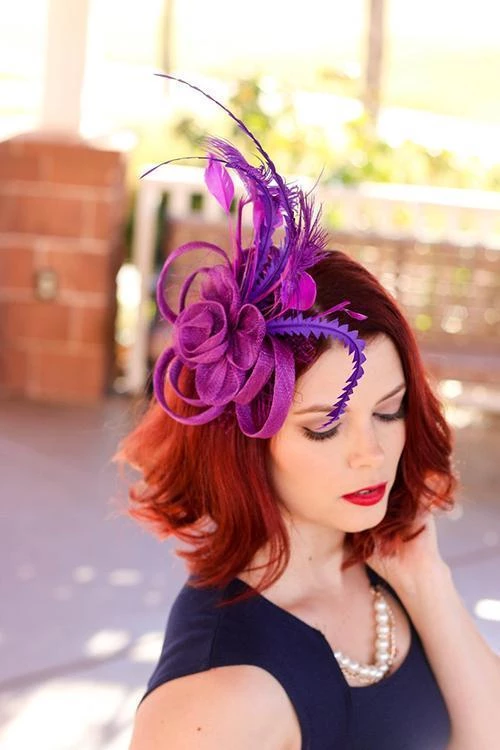 Levency Feather Mesh Fascinator New In 6 Levency Feather Mesh Fascinator New In