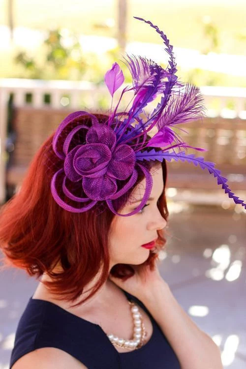 Levency Feather Mesh Fascinator New In 10 Levency Feather Mesh Fascinator New In