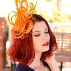 Levency Feather Mesh Fascinator New In 23 Levency Feather Mesh Fascinator New In