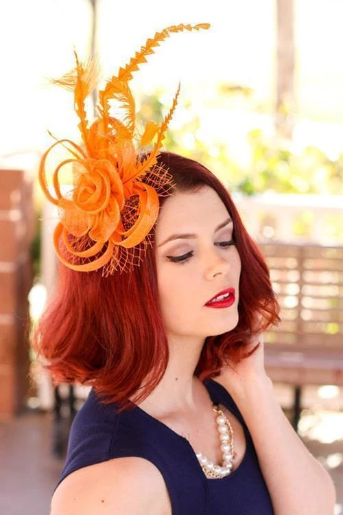Levency Feather Mesh Fascinator New In 11 Levency Feather Mesh Fascinator New In