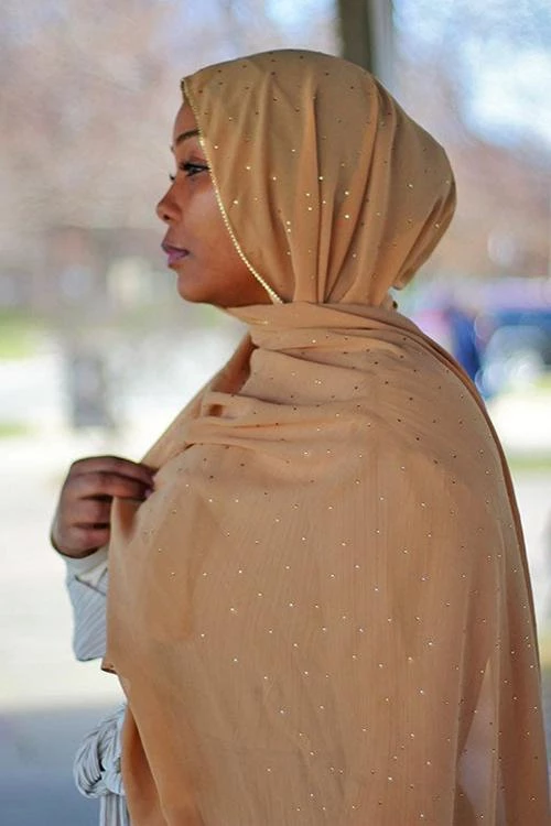 Levency Rhinestone Shawl Scarf 2 Levency Rhinestone Shawl Scarf