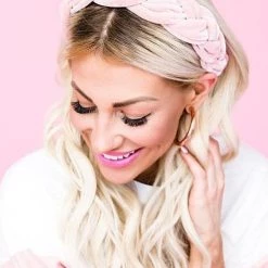 Levency Velvet Braid Headband New In