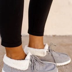 Levency New In Gypsy Jazz Odeme Sherpa Cuffed Sneaker