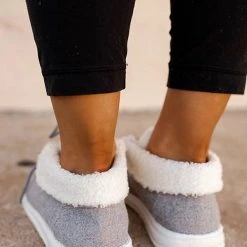 Levency New In Gypsy Jazz Odeme Sherpa Cuffed Sneaker