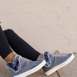 Levency Plush Zipper Sneaker Bootie New In