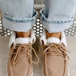 Levency New In Gypsy Jazz Odeme Sherpa Cuffed Sneaker