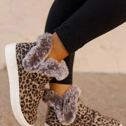 Levency Plush Zipper Sneaker Bootie New In