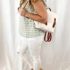 Levency Contrast Strap Backpack New In