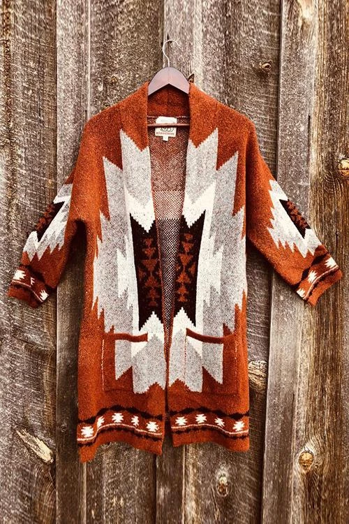 Levency Santa Fe Aztec Cardigan 16 Levency Santa Fe Aztec Cardigan