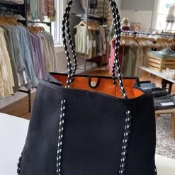 Levency Neoprene Tote And Wristlet New In