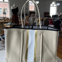 Levency Neoprene Tote And Wristlet New In