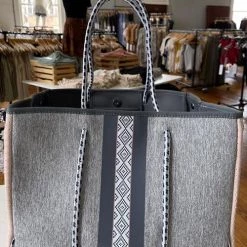 Levency Neoprene Tote And Wristlet New In