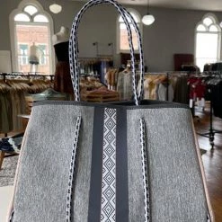 Levency Neoprene Tote And Wristlet New In