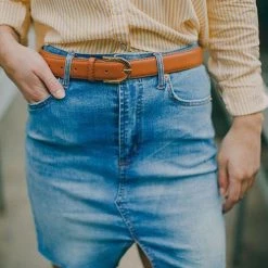 Levency New In Simple Leather Belt