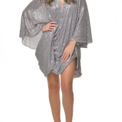 Levency V Neck Sequins Backless Bat Ruched Mini Dress New In 39 Levency V Neck Sequins Backless Bat Ruched Mini Dress New In