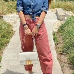 Levency High Waist Denim Bloomers