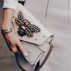 Levency New In Pearl Bee Chians Shoulder Bag