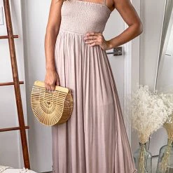 Levency Strappy Back Ruffle Tiered Maxi Dress New In