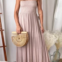Levency Strappy Back Ruffle Tiered Maxi Dress New In