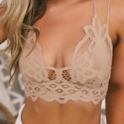 Levency New In Crochet Lace Bralette