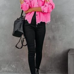 Levency Frayed Hem Cropped Corduroy Jacket New In 37 Levency Frayed Hem Cropped Corduroy Jacket New In