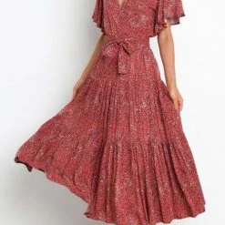 Levency New In Print Ruffles Wrap Maxi Dress 20 Levency New In Print Ruffles Wrap Maxi Dress