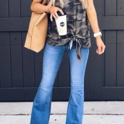 Levency New In Classical High Waist Flares Jeans