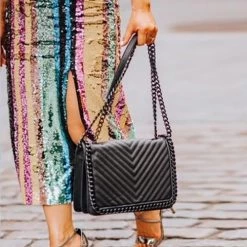 Levency Colorful Sequin Slit Skirts 18 Levency Colorful Sequin Slit Skirts