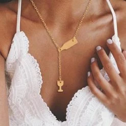 Levency Winebottle Necklace New In