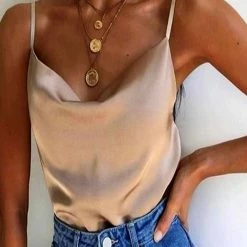 Levency New In Versatile Satin Slip Top